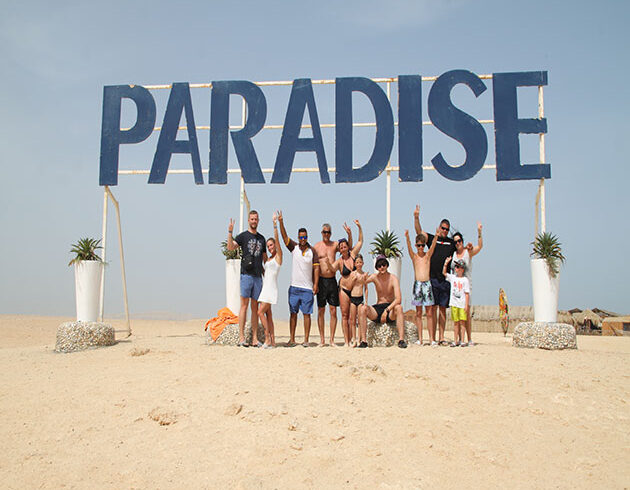 Paradise Insel in einer kleinen Gruppe